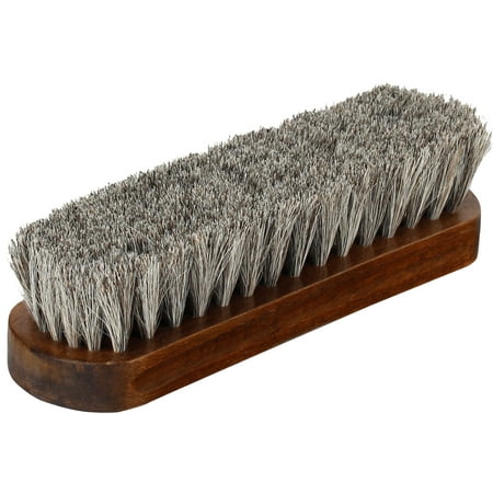 

Shoe Brush Horsehair Large Professional Boot and Shoe Shine and Buff Brush for Polishing Mens And Womens Shoes 8 in Long