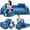 Blue, variant on Modular Kids Play Couch Child Convertible Building Fort Sofa and Cushion DIY Floor Sofa for Playroom Bedroom