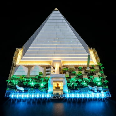 Led Lighting Kit for Legos-21058 Great Pyramid of Giza - Led Lighting Kit Compatible with Legos Building Blocks Model - NOT Included The Model Set