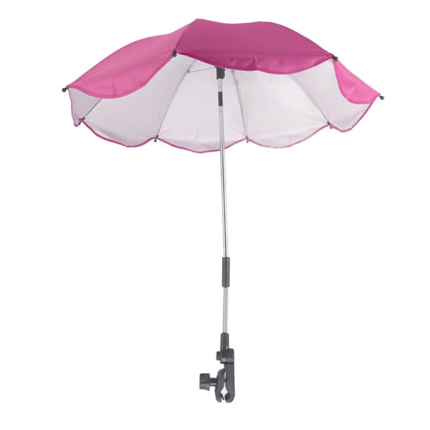 Sombrilla Para Cochecito De Bebé Sombrilla Universal Para BebéS De 14 Pulgadas Paraguas Universal Ajustable De 360 Grados Con Protección Uv Para Carro Silla De Ruedas ANGGREK Otros