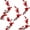Red, variant on Cherry Blossom Iron On Patches, Embroidery Flower Appliques for DIY (Red) | Cherry Blossom Embroidery Patches | Iron On Floral Appliques for Clothing, Bags, Jackets & DIY Craft Decoration