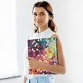 thumbnail image 6 of FORMRS 3 Ring Binder 1.5 inch with Pockets Set of 2 Clip Board 200 Sheets Capacity, Green Colorful Circles, 6 of 8