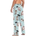 thumbnail image 6 of Top-kevin Cute Sea Otter Pajama Pants Cute Robotic Men's Pajama Bottoms Lounge Sleepwear PJs Sleep Pants, 6 of 11