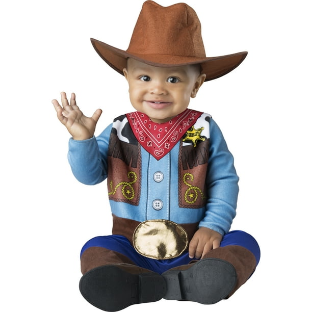 Halloween Infant Cowboy Costume Size 12-18Months by Fun World - Walmart.com