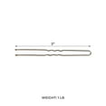 thumbnail image 3 of ForPro Professional Collection Hair Pins, Brown, Ball-Tipped, Crimped, Non-Damaging, 3” L, 1 lb, 16 Oz, 3 of 7