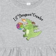thumbnail image 4 of Inktastic Lil' Dungeon Crawler Cute Dragon Girls Baby Dress, 4 of 5