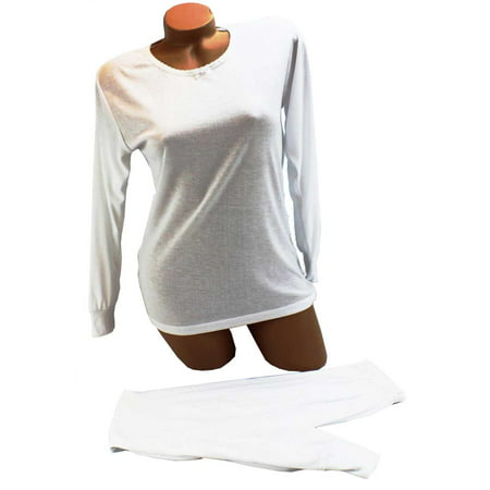Seven Apparel Silky Knit Top And Bottom Long Underwear (Best Material For Long Underwear)