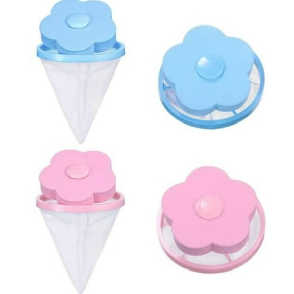 4 Pcs Floating Pet Fur Catcher Laundry Lint Pet Hair Remover for Washing Machine