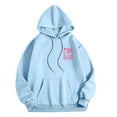 thumbnail image 4 of DPTALR Women Letter Print Long Sleeve Fall And Winter Loose Pullover Hoodies Tops, 4 of 4