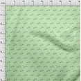 thumbnail image 4 of oneOone Silk Tabby Mint Green Fabric Kids Dino Dress Material Fabric Print Fabric By The Yard 42 Inch Wide, 4 of 4