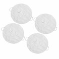 thumbnail image 4 of Toalla facial con compresas calientes, 4 unidades, 3 orificios, gran capacidad de absorción de agua, suave y agradable para la piel, toalla de vapor para mujeres y hombres, 4 of 15