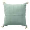 thumbnail image 7 of Ox Bay Sasha 18" x 18" Green Ultra-Soft Turkish Cotton Adult Decorative Throw Pillow, 7 of 7