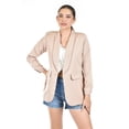 thumbnail image 1 of Blazer manga 3/4 Roman Fashion /Juvenil, 12255 (Moka) beige M, 1 of 5