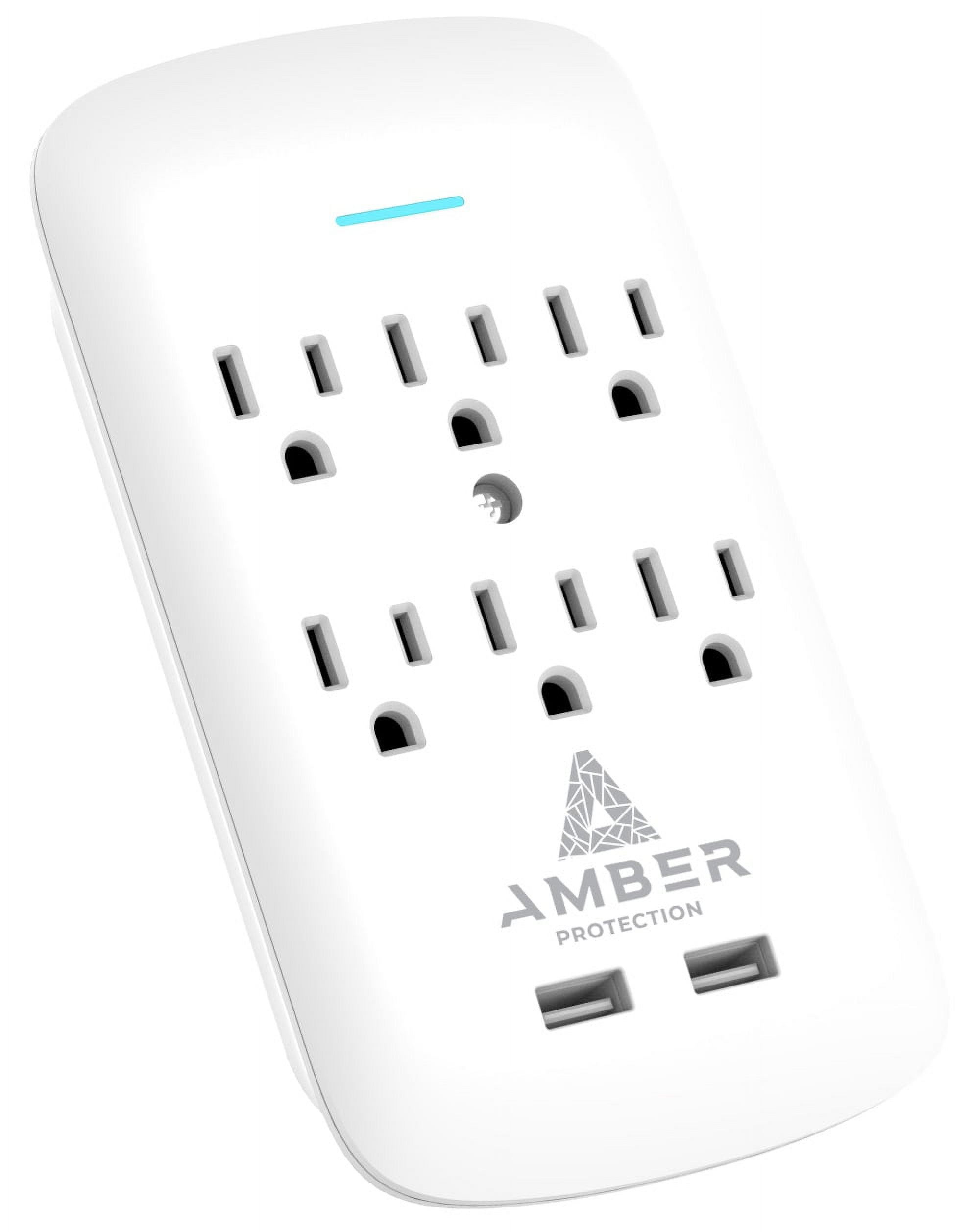 Amber Protection 6-OUTLET-SURGE Surge Protector (2024)
