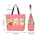 thumbnail image 5 of Balery Cute Cat Bolsa Tote Estilo Estético con Cremalleras, Bolsa de Hombro, Bolsa de Compras Grande y Plegable, 5 of 8