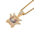 thumbnail image 4 of Collar Hombre de El elfo mascota Geng Gui colgante , Acero Inoxidable Color Dorado, para Hombre de Acero Inoxidable Color Dorado, 4 of 5