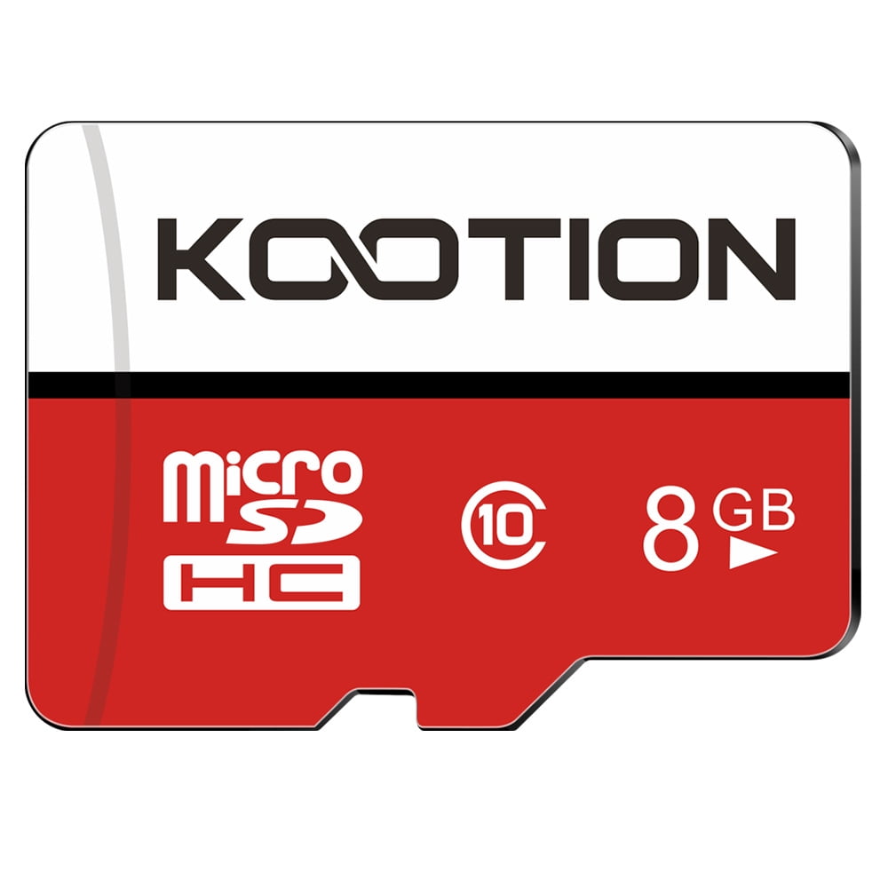 KOOTION 8GB SD Card 5 Pack with SD Adapter microSDHC Memory Card UHS-I C10 Micro SD Card Full HD High Speed TF Card
