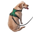 thumbnail image 2 of Balery Green Glitter Arnés para Perros Grandes Antitirones, Arnés con Correa para Gato, Arnés Tipo Chaleco para Perros Pequeños-Large, 2 of 6