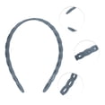 thumbnail image 2 of 1 Pc Classic Elegant Frosted Chain Hairband for Women for Girls 5.51"x4.72" Blue Grey, 2 of 4