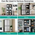 thumbnail image 6 of YANGLI 71" Tall Metal Storage Cabinet with Locking Doors, Drawer & Adjustable Shelves, 4-Door Steel Cabinet for Garage, Home, Office, 6 of 6