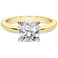 thumbnail image 3 of 2 Carat IGI Certified Radiant Shape Lab Grown Diamond Engagement Ring | 14K Yellow Gold | Azalea Classic Solitaire Diamond Ring | FG-VS1-VS2 Quality Friendly Diamonds, 3 of 5