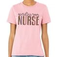thumbnail image 2 of Operating Room Nurse Leopard Print Shirt Unisex Large Pink, 2 of 5