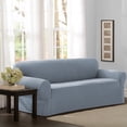 thumbnail image 3 of Maytex Stretch Pixel 1 Piece Sofa Furniture Cover Slipcover, Steel Blue, 3 of 6