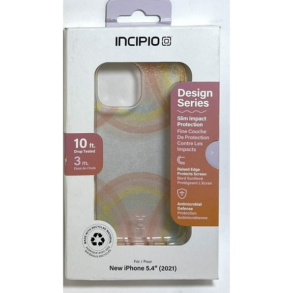 Incipio - Design Series Case for iPhone 13 mini- Rainbow