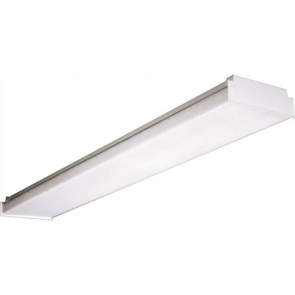 Hubbell Lighting LAW4-40ML-EDU Columbia 4 ft. 43-Watt White Integrated LED Wraparound Light with 0-10-Volt Dimming