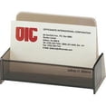 thumbnail image 2 of Officemate Business Card Holder, Holds Up to 50 Cards, Smoke (97833), 2 of 7