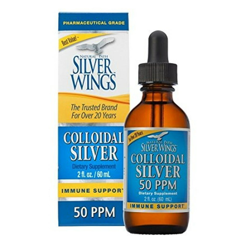 Natural Path Silver Wings Colloidal Silver Mineral Supplement, 50 Ppm