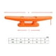thumbnail image 5 of Zapata para botes de kayak Zapata baja y 2 tornillos Accesorios de de Cuerda de línea de cubierta Hardware de cubierta, - 100MM 100 mm DYNWAVEMX Taco de cuerda de nailon, 5 of 8