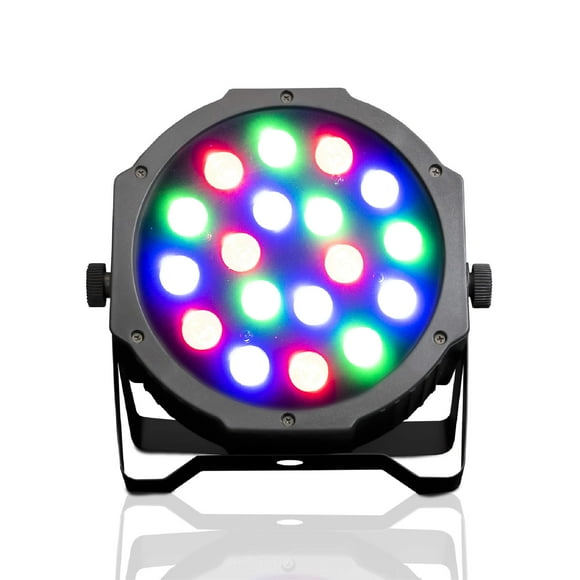 Juego de Cañones Lite Tek Par Mini 18x3 18 leds 3w RGB