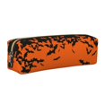 thumbnail image 1 of Disketp Halloween With Black Bats Estuche de Lápices de Cuero con Cierre, Estuche Compacto para Papelería, Bolígrafos y Accesorios Pequeños, 1 of 7