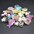 thumbnail image 5 of 1 pieza de adornos para zapatos de PVC con dibujos de animales, accesorios luminosos para zapatos, adornos con hebillas para zuecos de cocodrilo, regalos de Navidad para niños Jibz, 5 of 5