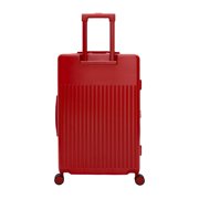iFLY Transit 28 Expandable Hardside Spinner Large Checked Luggage, Red
