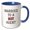 Blue/White, variant on 3drose, Married to a Hot Agent Typography Design, 11oz Magic Transforming Mug
