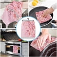 thumbnail image 4 of Cherry Blossom Butterfly Pink Microfiber Kitchen Towel for Hand Dry Bathroom Cleaning Cloth Set Printed Beach Towels, 4 of 6