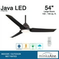 thumbnail image 4 of Minka-Aire Java 54-Inch 3-Blade Ceiling Fan in Kocoa Finish W/ Kocoa Blades & Etched Opal Glass - F753L-KA, 4 of 4