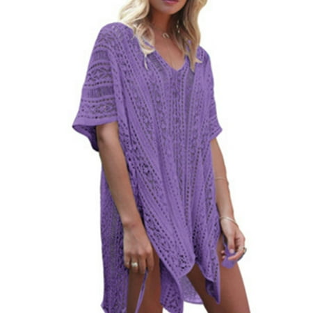One Piece Swimsuits for Women Beach Cover up Bikini Swim Suit Crochet V Neck Bathing Suits V Neck Beach Tops#Sexy Dance