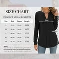thumbnail image 5 of TEMOFON Women Tops Fall Long Sleeve Split V Neck Pleat Blouses for Women Dressy Casual Business Solid Color Work Shirts M, 5 of 10
