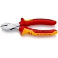 thumbnail image 1 of KNIPEX 73 06 160 X-Cut® Pinzas de corte diagonal compactas gran efecto palanca aislados con fundas en dos componentes, según norma VDE cromado 160 mm, 1 of 1