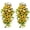 Yellow, variant on KUNPENG Front Door Sunflower Teardrop Swag Wreath, Spring Summer Floral Hanging Decoration with Farmhouse Burlap Bow for Porch Decor, 88 Flowers
