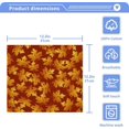 thumbnail image 5 of SKYSONIC Autumn Maple Leaf Cotton Washcloths Set of 2, Highly Absorbent Soft Fingertip Towel for Bathroom, Gym, Hotel and Spa, 12 x 12 Inch, 5 of 7