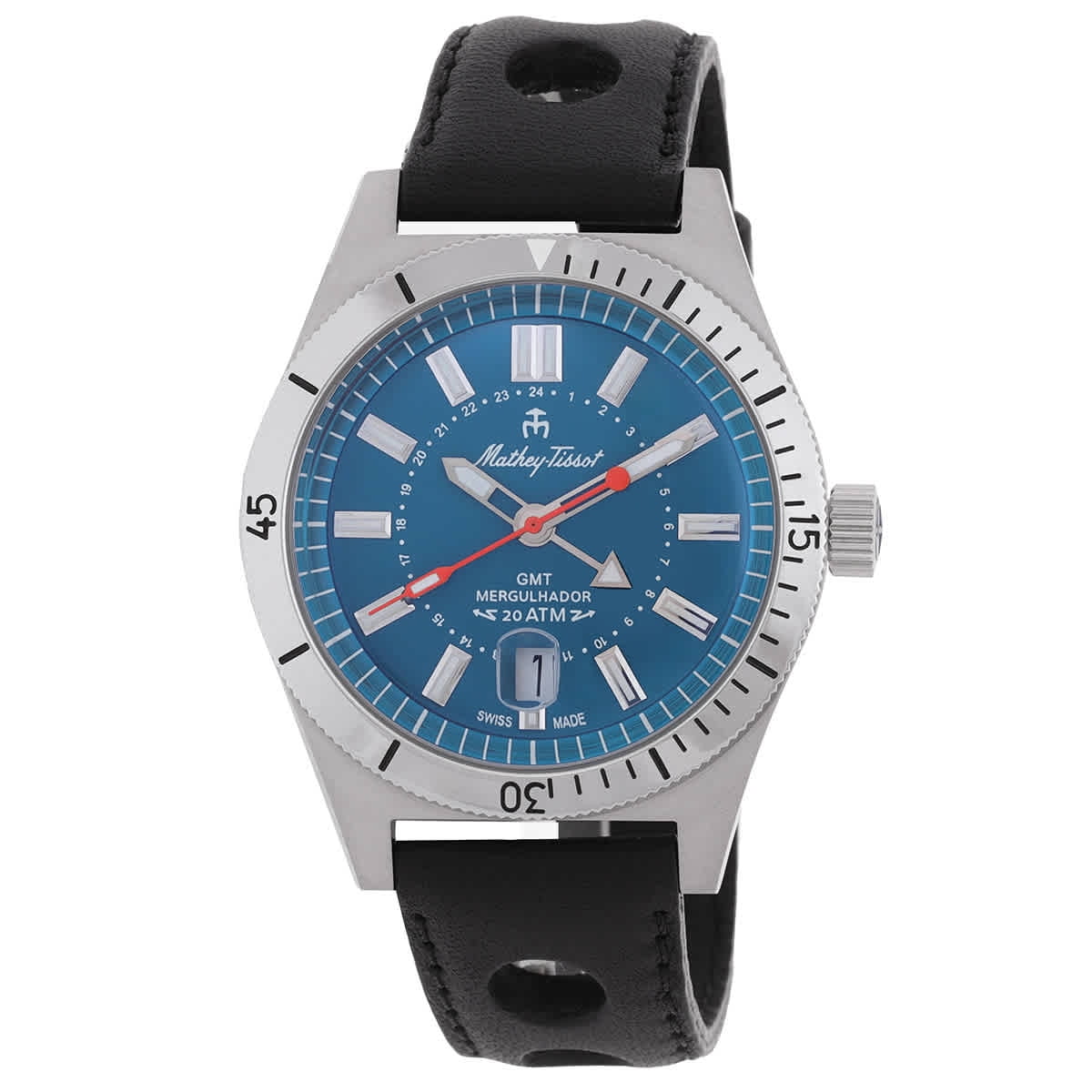 NWT Mathey-Tissot Mathy I Jumbo Quartz Blue Dial Men\'s Watch Mathey Tissot Men main image 4