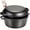 5.1Qt Cast Iron Pot & 1.9Qt Lid, variant on 7QT 2-in-1 Cast Iron Cookware Set with 5.1QT Dutch Oven and 1.9QT Skillet, Dual Handle Pot for Stove, Induction, Oven, Campfire, BBQ, Baking and Camping
