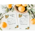 thumbnail image 4 of A Little Cutie Prediction and Advice Cards - Pack of 25 - Citrus Orange Theme Baby Shower Invitations, Wishes for New Parents, Mom & Dad to be Mommy & Daddy Message Shower Activity Keepsake G350-PDAV, 4 of 7