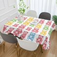 thumbnail image 2 of Yayeee Tablecloths 54" x 54" Rectangle Wrinkle Resistant Party Table Cover, Gummy Bear Pattern, 2 of 8