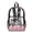 Bow-adorned Soccer Ball & Heart Pattern, variant on Whosucclay Flowers Giraffe Clear Backpack for Boys Girls, 17 Inch Adjustable Straps PVC Transparent Bookbag Preschool Kindergarten with with 2 Water Holders