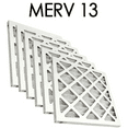 thumbnail image 3 of 18x20x1 MERV 13 Pleated Air Filter 6PK | 17.5x19.5x.75 - Actual Size, 3 of 4